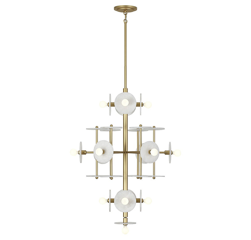 15 Light Chandelier<br /><span style="color:#4AB0CE;">Entrega: 4-10 dias en USA</span><br /><span style="color:#4AB0CE;font-size:60%;">PREGUNTE POR ENTREGA EN PANAMA</span><br />Collection: Amani<br />Finish: Royal Gold