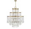15 Light Chandelier<br /><span style="color:#4AB0CE;">Entrega: 4-10 dias en USA</span><br /><span style="color:#4AB0CE;font-size:60%;">PREGUNTE POR ENTREGA EN PANAMA</span><br />Collection: Luna<br />Finish: Warm Brass