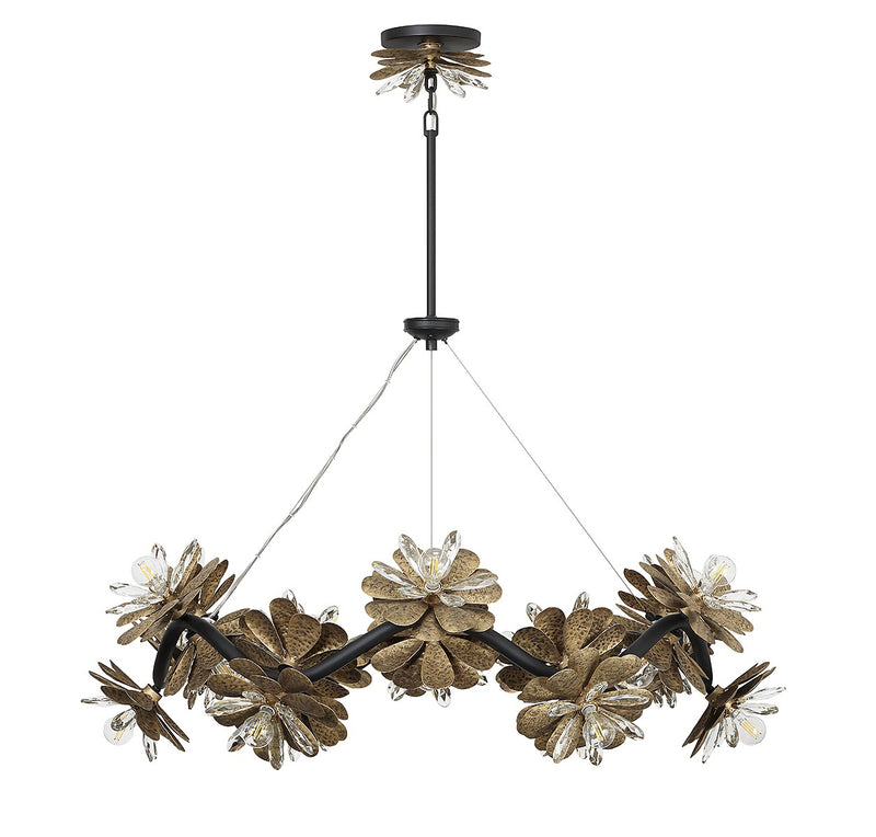24 Light Chandelier<br /><span style="color:#4AB0CE;">Entrega: 1-2 semanas en USA</span><br /><span style="color:#4AB0CE;font-size:60%;">PREGUNTE POR ENTREGA EN PANAMA</span><br />Collection: Giselle<br />Finish: Delphine