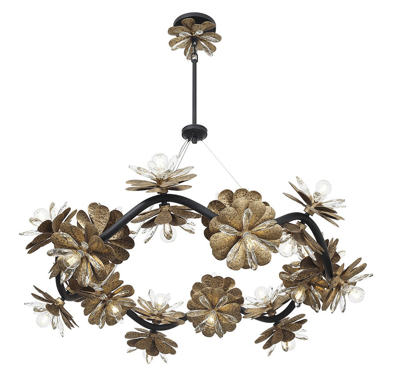 24 Light Chandelier<br /><span style="color:#4AB0CE;">Entrega: 1-2 semanas en USA</span><br /><span style="color:#4AB0CE;font-size:60%;">PREGUNTE POR ENTREGA EN PANAMA</span><br />Collection: Giselle<br />Finish: Delphine