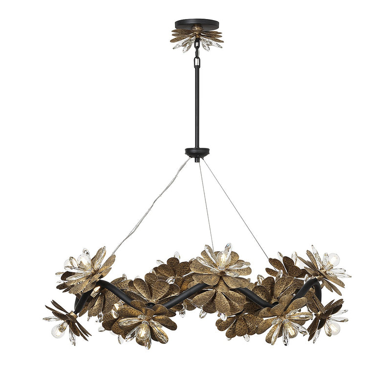 24 Light Chandelier<br /><span style="color:#4AB0CE;">Entrega: 1-2 semanas en USA</span><br /><span style="color:#4AB0CE;font-size:60%;">PREGUNTE POR ENTREGA EN PANAMA</span><br />Collection: Giselle<br />Finish: Delphine