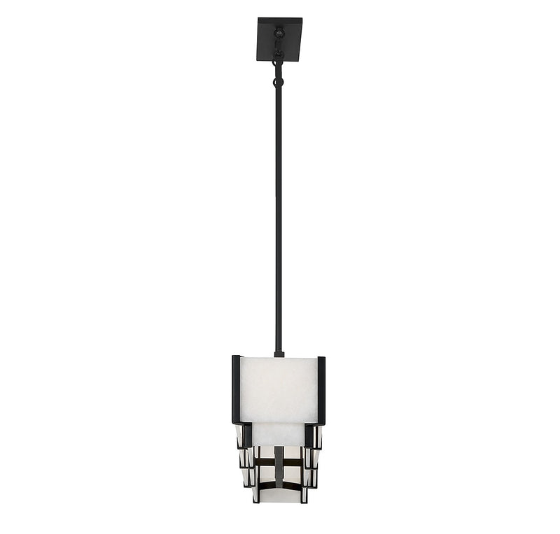 Savoy House - 1-2330-5-50 - Five Light Linear Chandelier - Orleans - Black Cashmere