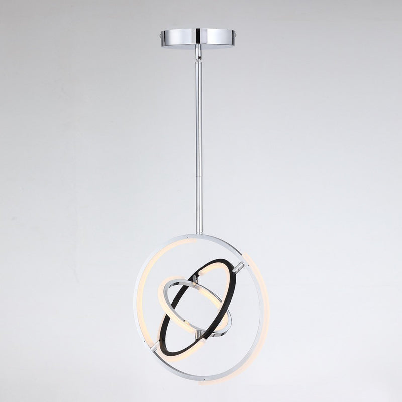 Artcraft Canada - AC6740PN - LED Pendant - Trilogy - Polished Nickel