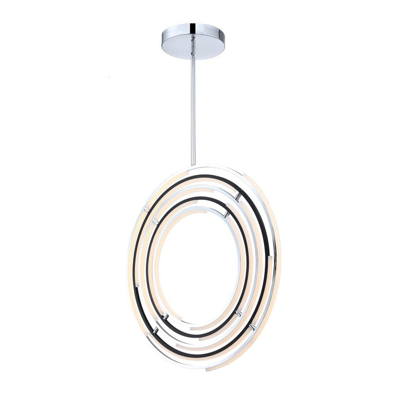 Artcraft Canada - AC6746PN - LED Pendant - Trilogy - Polished Nickel