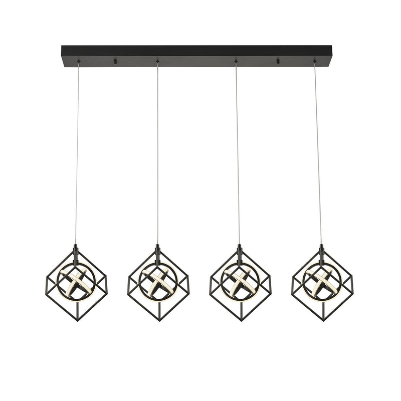 LED Island Pendant<br /><span style="color:#4AB0CE;">Entrega: 4-10 dias en USA</span><br /><span style="color:#4AB0CE;font-size:60%;">PREGUNTE POR ENTREGA EN PANAMA</span><br />Collection: Tulip<br />Finish: Matte Black