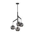 Four Light Chandelier<br /><span style="color:#4AB0CE;">Entrega: 4-10 dias en USA</span><br /><span style="color:#4AB0CE;font-size:60%;">PREGUNTE POR ENTREGA EN PANAMA</span><br />Collection: Sedona<br />Finish: Nightshade Black