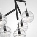 Eight Light Chandelier<br /><span style="color:#4AB0CE;">Entrega: 4-10 dias en USA</span><br /><span style="color:#4AB0CE;font-size:60%;">PREGUNTE POR ENTREGA EN PANAMA</span><br />Collection: Sedona<br />Finish: Nightshade Black