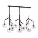 12 Light Chandelier<br /><span style="color:#4AB0CE;">Entrega: 4-10 dias en USA</span><br /><span style="color:#4AB0CE;font-size:60%;">PREGUNTE POR ENTREGA EN PANAMA</span><br />Collection: Sedona<br />Finish: Nightshade Black