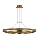LED Chandelier<br /><span style="color:#4AB0CE;">Entrega: 4-10 dias en USA</span><br /><span style="color:#4AB0CE;font-size:60%;">PREGUNTE POR ENTREGA EN PANAMA</span><br />Collection: Grace<br />Finish: Natural Brass/ Weathered Oak