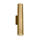 LED Outdoor Wall Mount<br /><span style="color:#4AB0CE;">Entrega: 23-24 semanas en USA</span><br /><span style="color:#4AB0CE;font-size:60%;">PREGUNTE POR ENTREGA EN PANAMA</span><br />Collection: Pressa<br />Finish: Natural Brass