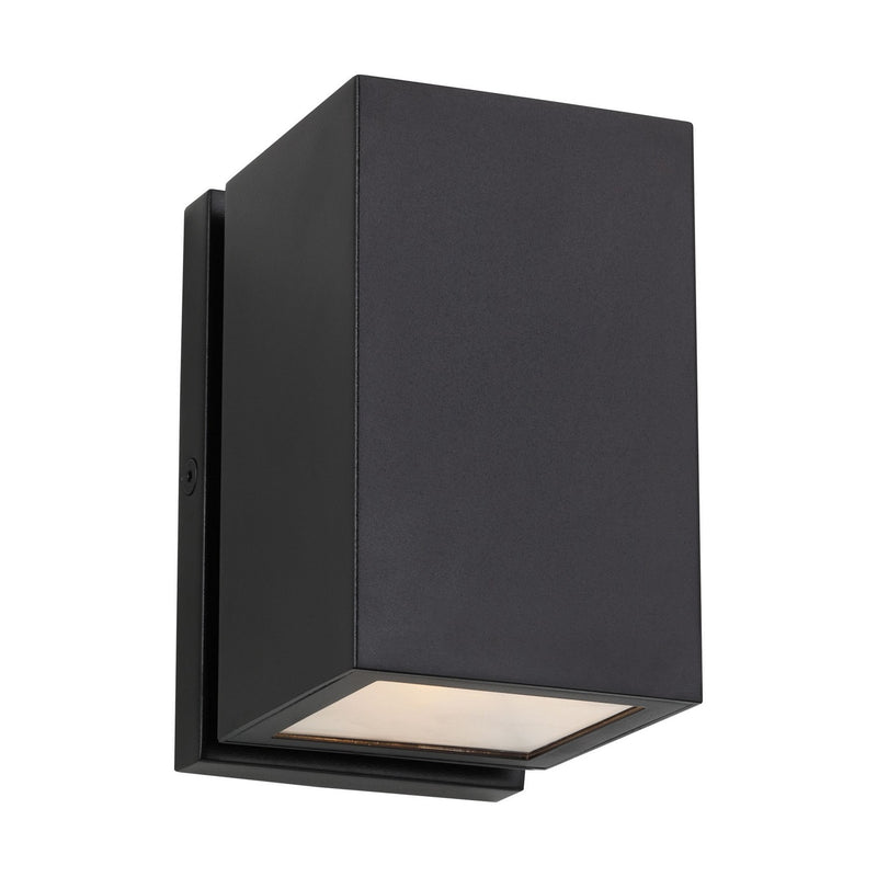 LED Outdoor Wall Mount<br /><span style="color:#4AB0CE;">Entrega: 4-10 dias en USA</span><br /><span style="color:#4AB0CE;font-size:60%;">PREGUNTE POR ENTREGA EN PANAMA</span><br />Collection: Pressa<br />Finish: Black