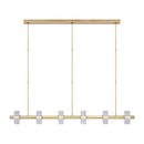 LED Linear Chandelier<br /><span style="color:#4AB0CE;">Entrega: 4-10 dias en USA</span><br /><span style="color:#4AB0CE;font-size:60%;">PREGUNTE POR ENTREGA EN PANAMA</span><br />Collection: Laurel<br />Finish: Natural Brass