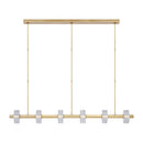 LED Linear Chandelier<br /><span style="color:#4AB0CE;">Entrega: 4-10 dias en USA</span><br /><span style="color:#4AB0CE;font-size:60%;">PREGUNTE POR ENTREGA EN PANAMA</span><br />Collection: Laurel<br />Finish: Natural Brass