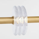 LED Linear Chandelier<br /><span style="color:#4AB0CE;">Entrega: 4-10 dias en USA</span><br /><span style="color:#4AB0CE;font-size:60%;">PREGUNTE POR ENTREGA EN PANAMA</span><br />Collection: Laurel<br />Finish: Natural Brass