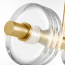 LED Linear Chandelier<br /><span style="color:#4AB0CE;">Entrega: 4-10 dias en USA</span><br /><span style="color:#4AB0CE;font-size:60%;">PREGUNTE POR ENTREGA EN PANAMA</span><br />Collection: Laurel<br />Finish: Natural Brass