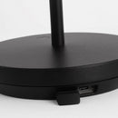 LED Table Lamp<br /><span style="color:#4AB0CE;">Entrega: 4-10 dias en USA</span><br /><span style="color:#4AB0CE;font-size:60%;">PREGUNTE POR ENTREGA EN PANAMA</span><br />Collection: Doppia<br />Finish: Black