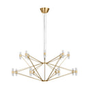 LED Chandelier<br /><span style="color:#4AB0CE;">Entrega: 4-10 dias en USA</span><br /><span style="color:#4AB0CE;font-size:60%;">PREGUNTE POR ENTREGA EN PANAMA</span><br />Collection: Lassell<br />Finish: Natural Brass