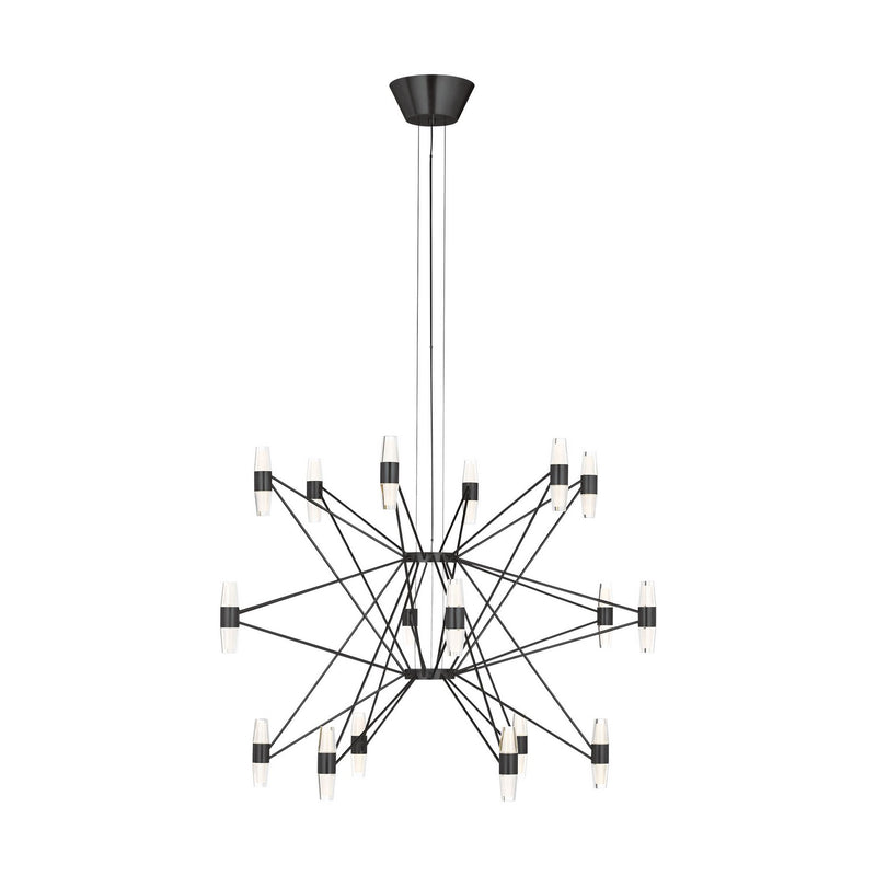 LED Chandelier<br /><span style="color:#4AB0CE;">Entrega: 4-10 dias en USA</span><br /><span style="color:#4AB0CE;font-size:60%;">PREGUNTE POR ENTREGA EN PANAMA</span><br />Collection: Lassell<br />Finish: Dark Bronze