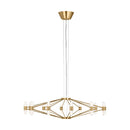 LED Chandelier<br /><span style="color:#4AB0CE;">Entrega: 4-10 dias en USA</span><br /><span style="color:#4AB0CE;font-size:60%;">PREGUNTE POR ENTREGA EN PANAMA</span><br />Collection: Lassell<br />Finish: Natural Brass