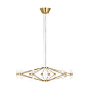LED Chandelier<br /><span style="color:#4AB0CE;">Entrega: 4-10 dias en USA</span><br /><span style="color:#4AB0CE;font-size:60%;">PREGUNTE POR ENTREGA EN PANAMA</span><br />Collection: Lassell<br />Finish: Natural Brass