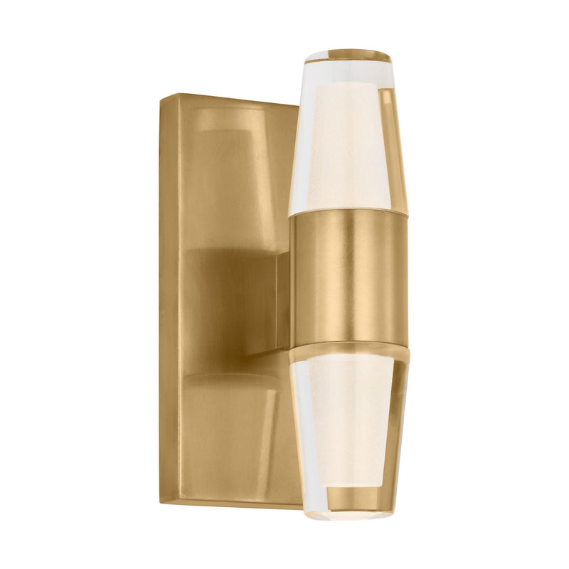 LED Wall Sconce<br /><span style="color:#4AB0CE;">Entrega: 4-10 dias en USA</span><br /><span style="color:#4AB0CE;font-size:60%;">PREGUNTE POR ENTREGA EN PANAMA</span><br />Collection: Lassell<br />Finish: Natural Brass