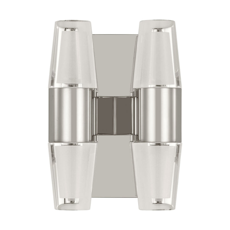 LED Wall Sconce<br /><span style="color:#4AB0CE;">Entrega: 4-10 dias en USA</span><br /><span style="color:#4AB0CE;font-size:60%;">PREGUNTE POR ENTREGA EN PANAMA</span><br />Collection: Lassell<br />Finish: Polished Nickel