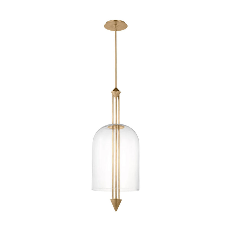 LED Pendant<br /><span style="color:#4AB0CE;">Entrega: 4-10 dias en USA</span><br /><span style="color:#4AB0CE;font-size:60%;">PREGUNTE POR ENTREGA EN PANAMA</span><br />Collection: Cathedral<br />Finish: Natural Brass