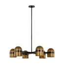 LED Chandelier<br /><span style="color:#4AB0CE;">Entrega: 14-15 semanas en USA</span><br /><span style="color:#4AB0CE;font-size:60%;">PREGUNTE POR ENTREGA EN PANAMA</span><br />Collection: Octavia<br />Finish: Blackened Bronze/Bright Worn Brass