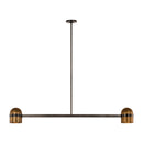 LED Linear Chandelier<br /><span style="color:#4AB0CE;">Entrega: 4-10 dias en USA</span><br /><span style="color:#4AB0CE;font-size:60%;">PREGUNTE POR ENTREGA EN PANAMA</span><br />Collection: Octavia<br />Finish: Blackened Bronze/Bright Worn Brass