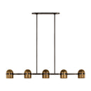 LED Linear Chandelier<br /><span style="color:#4AB0CE;">Entrega: 7-8 semanas en USA</span><br /><span style="color:#4AB0CE;font-size:60%;">PREGUNTE POR ENTREGA EN PANAMA</span><br />Collection: Octavia<br />Finish: Blackened Bronze/Bright Worn Brass