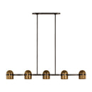 LED Linear Chandelier<br /><span style="color:#4AB0CE;">Entrega: 4-10 dias en USA</span><br /><span style="color:#4AB0CE;font-size:60%;">PREGUNTE POR ENTREGA EN PANAMA</span><br />Collection: Octavia<br />Finish: Blackened Bronze/Bright Worn Brass
