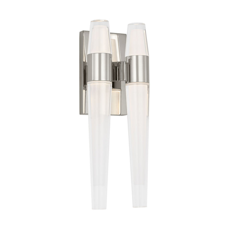 LED Wall Sconce<br /><span style="color:#4AB0CE;">Entrega: 4-10 dias en USA</span><br /><span style="color:#4AB0CE;font-size:60%;">PREGUNTE POR ENTREGA EN PANAMA</span><br />Collection: Lassell<br />Finish: Polished Nickel