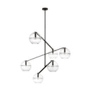 LED Chandelier<br /><span style="color:#4AB0CE;">Entrega: 3-4 semanas en USA</span><br /><span style="color:#4AB0CE;font-size:60%;">PREGUNTE POR ENTREGA EN PANAMA</span><br />Collection: Lowing<br />Finish: Blackened Forged
