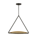 LED Pendant<br /><span style="color:#4AB0CE;">Entrega: 4-10 dias en USA</span><br /><span style="color:#4AB0CE;font-size:60%;">PREGUNTE POR ENTREGA EN PANAMA</span><br />Collection: Cymbal<br />Finish: Dark Bronze/Natural Brass