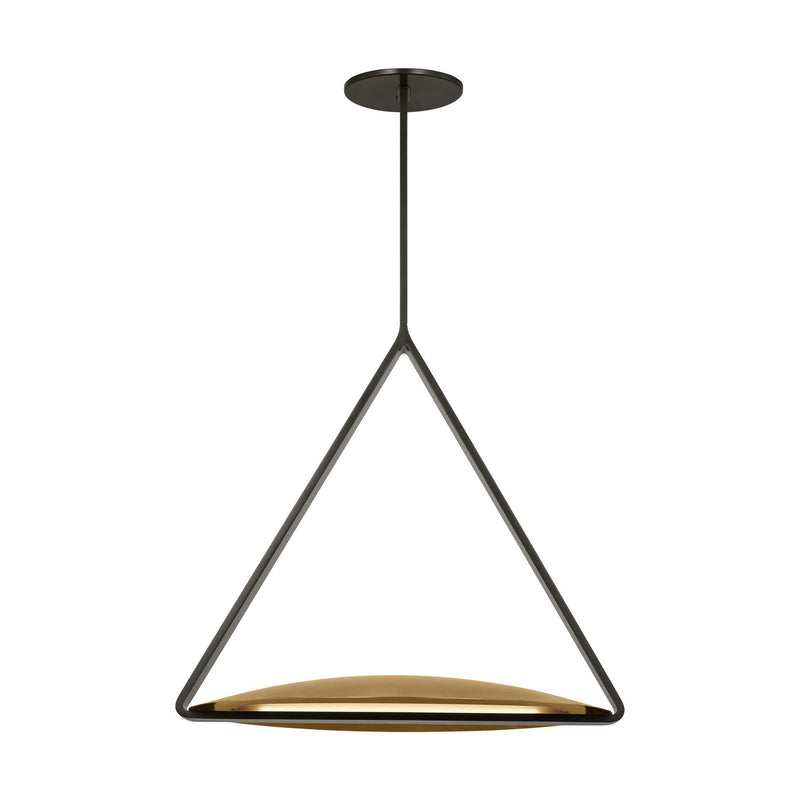 LED Pendant<br /><span style="color:#4AB0CE;">Entrega: 4-10 dias en USA</span><br /><span style="color:#4AB0CE;font-size:60%;">PREGUNTE POR ENTREGA EN PANAMA</span><br />Collection: Cymbal<br />Finish: Dark Bronze/Natural Brass