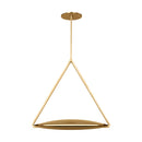LED Pendant<br /><span style="color:#4AB0CE;">Entrega: 4-10 dias en USA</span><br /><span style="color:#4AB0CE;font-size:60%;">PREGUNTE POR ENTREGA EN PANAMA</span><br />Collection: Cymbal<br />Finish: Natural Brass