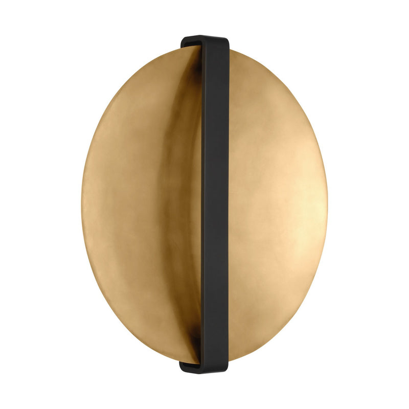 LED Wall Sconce<br /><span style="color:#4AB0CE;">Entrega: 1-2 semanas en USA</span><br /><span style="color:#4AB0CE;font-size:60%;">PREGUNTE POR ENTREGA EN PANAMA</span><br />Collection: Cymbal<br />Finish: Dark Bronze/Natural Brass