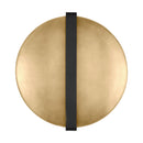 LED Wall Sconce<br /><span style="color:#4AB0CE;">Entrega: 4-10 dias en USA</span><br /><span style="color:#4AB0CE;font-size:60%;">PREGUNTE POR ENTREGA EN PANAMA</span><br />Collection: Cymbal<br />Finish: Dark Bronze/Natural Brass