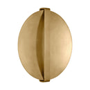 LED Wall Sconce<br /><span style="color:#4AB0CE;">Entrega: 4-10 dias en USA</span><br /><span style="color:#4AB0CE;font-size:60%;">PREGUNTE POR ENTREGA EN PANAMA</span><br />Collection: Cymbal<br />Finish: Natural Brass