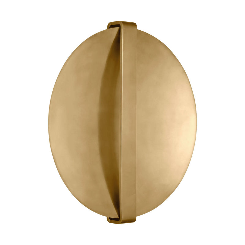 LED Wall Sconce<br /><span style="color:#4AB0CE;">Entrega: 4-10 dias en USA</span><br /><span style="color:#4AB0CE;font-size:60%;">PREGUNTE POR ENTREGA EN PANAMA</span><br />Collection: Cymbal<br />Finish: Natural Brass