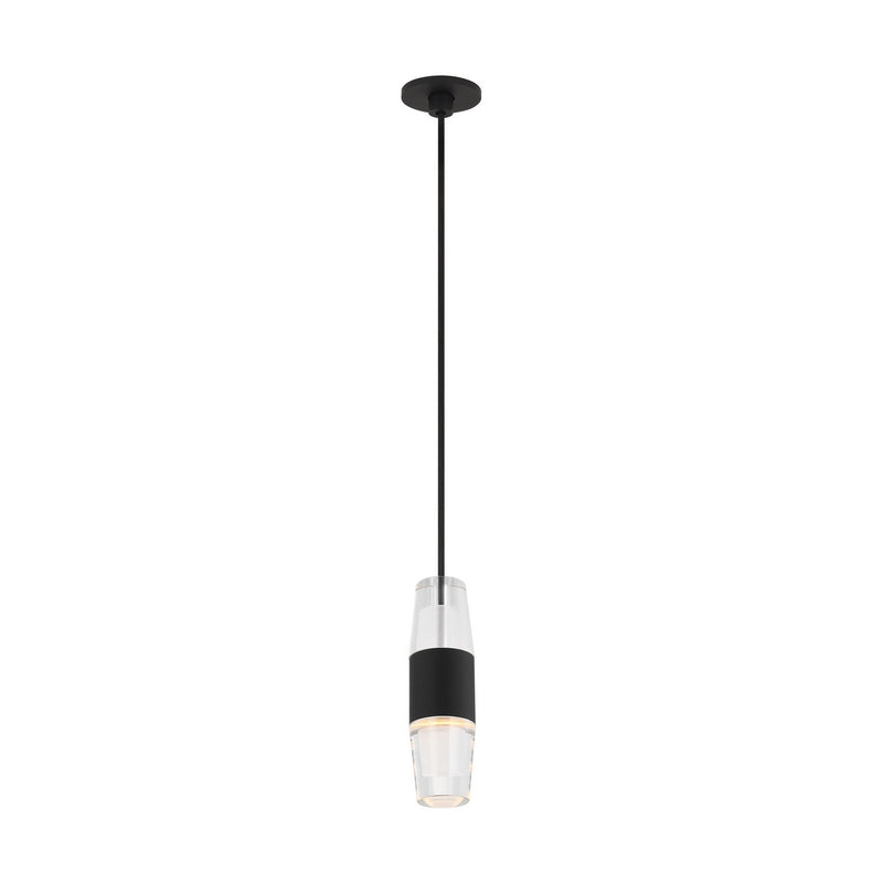 Visual Comfort Modern - SLPD38227B - LED Pendant - Lassell - Nightshade Black