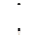 Visual Comfort Modern - SLPD38927B - LED Pendant - Lassell - Nightshade Black