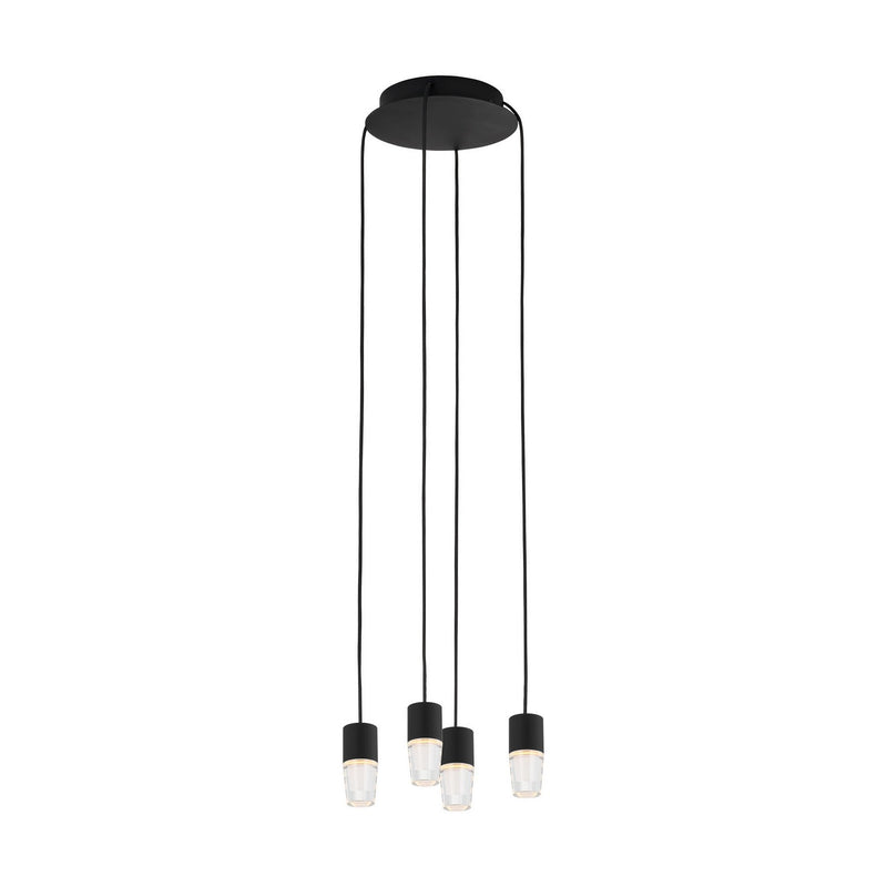 Visual Comfort Modern - SLCH39027B - LED Chandelier - Lassell - Nightshade Black