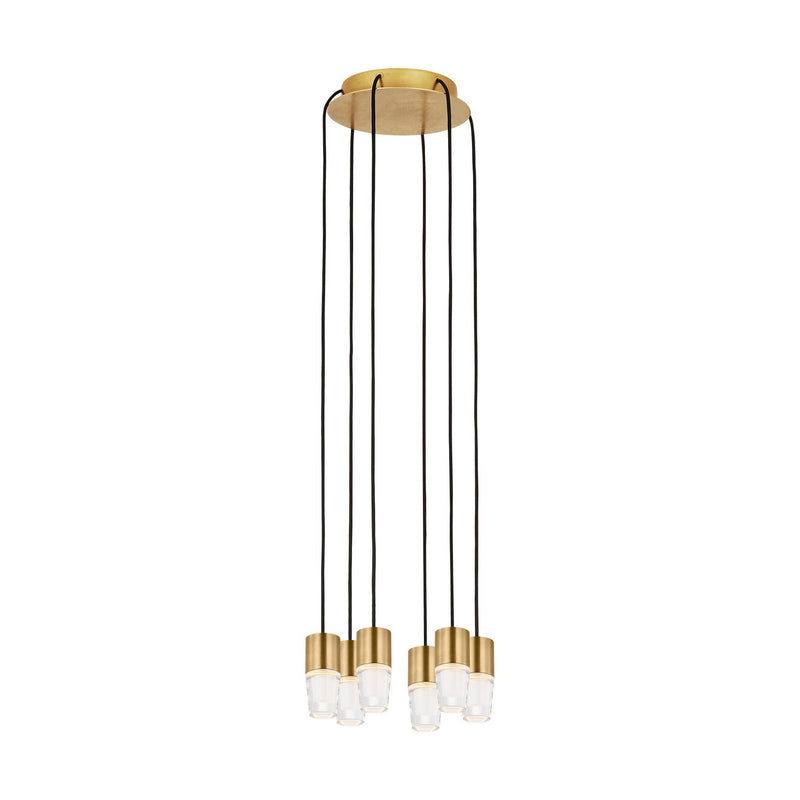 Visual Comfort Modern - SLCH39127NB - LED Chandelier - Lassell - Natural Brass