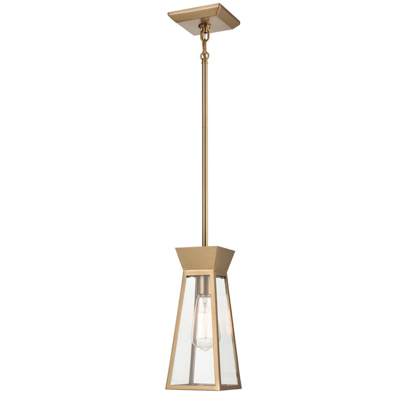 One Light Pendant<br /><span style="color:#4AB0CE;">Entrega: 4-10 dias en USA</span><br /><span style="color:#4AB0CE;font-size:60%;">PREGUNTE POR ENTREGA EN PANAMA</span><br />Collection: Lucian<br />Finish: Brushed Brass
