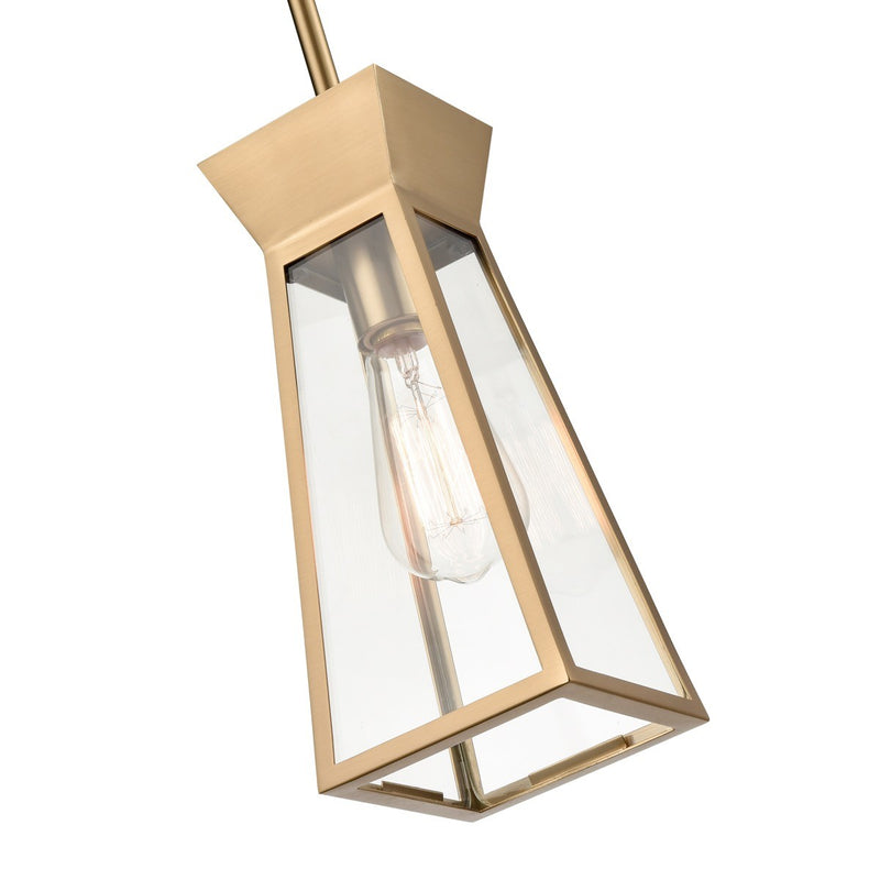 One Light Pendant<br /><span style="color:#4AB0CE;">Entrega: 4-10 dias en USA</span><br /><span style="color:#4AB0CE;font-size:60%;">PREGUNTE POR ENTREGA EN PANAMA</span><br />Collection: Lucian<br />Finish: Brushed Brass