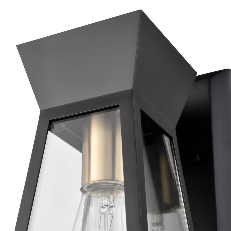 Artcraft Canada - AC11857BK - One Light Wall Sconce - Lucian - Black and Brushed Brass