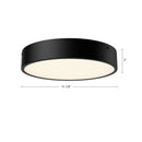 Alora - FM554011MB-5CCT - LED Flush Mount - Adelaide - Matte Black