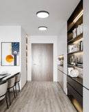 LED Flush Mount<br /><span style="color:#4AB0CE;">Entrega: 4-10 dias en USA</span><br /><span style="color:#4AB0CE;font-size:60%;">PREGUNTE POR ENTREGA EN PANAMA</span><br />Collection: Adelaide<br />Finish: Matte Black