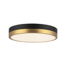 LED Flush Mount<br /><span style="color:#4AB0CE;">Entrega: 1-2 semanas en USA</span><br /><span style="color:#4AB0CE;font-size:60%;">PREGUNTE POR ENTREGA EN PANAMA</span><br />Collection: Adelaide<br />Finish: Aged Gold/Matte Black